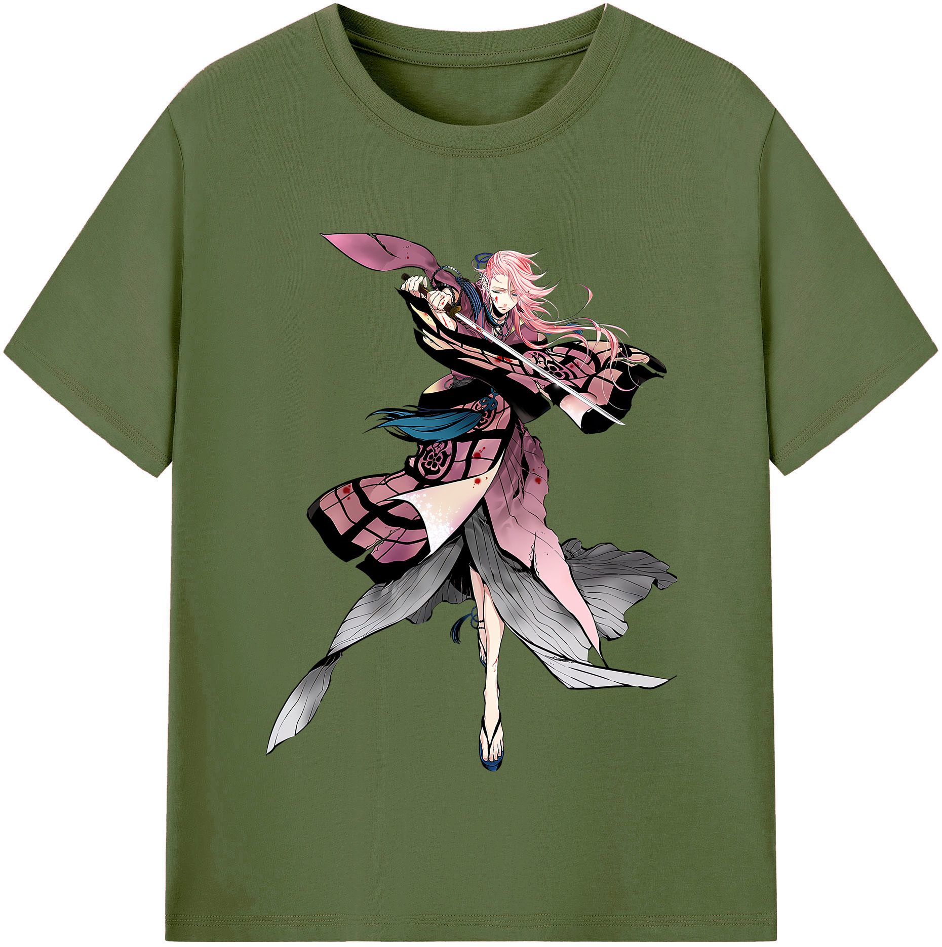 （画像用） 刀剣乱舞 Touken Ranbu 綿100％半袖Tシャツ（フロントプリント）